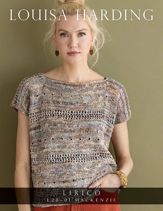 トップス BUTCHER PRODUCTS BORDER PATTERN KNIT KNITTING Pattern-lil' Rosebud Seamless Top Down Dress