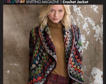 NORO - Chaqueta de crochet n.° 09 Patrón de crochet en PDF (solo en inglés)