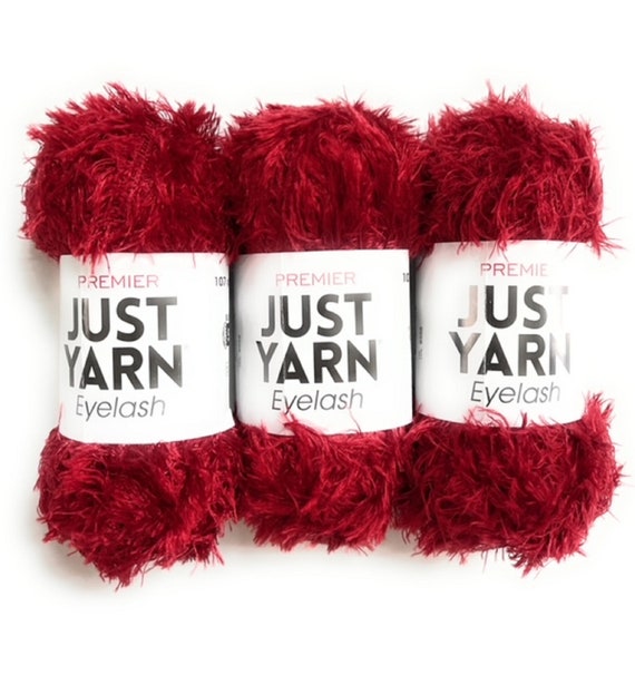 Premier Yarns Just Yarn Eyelash, 3-pack 50g Each, Same Dye Lot 