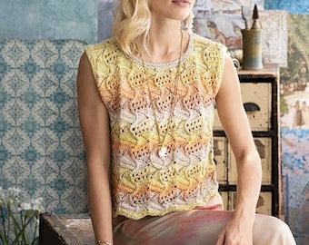 NORO - Lace Sleeveless Top #06 PDF Knitting Pattern