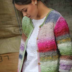 NORO - Boxy Cardigan #25 PDF Knitting Pattern