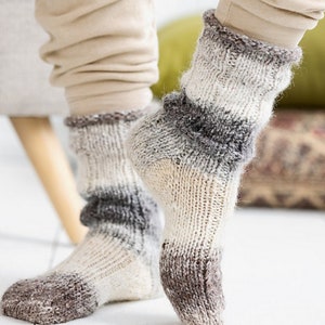 NORO - Barley Socks #07 PDF Knitting Pattern, Available in English, German, Spanish, French, Italian, and Dutch Languages