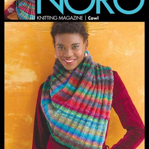 PRINTED Noro - Cowl #09 Knitting Pattern, Paper Copy, Easy, English Only