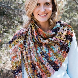 Perris Shawl Crochet PDF Pattern, English Only