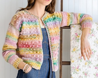 NORO - Jessamine Cardigan #08 PDF Knitting Pattern