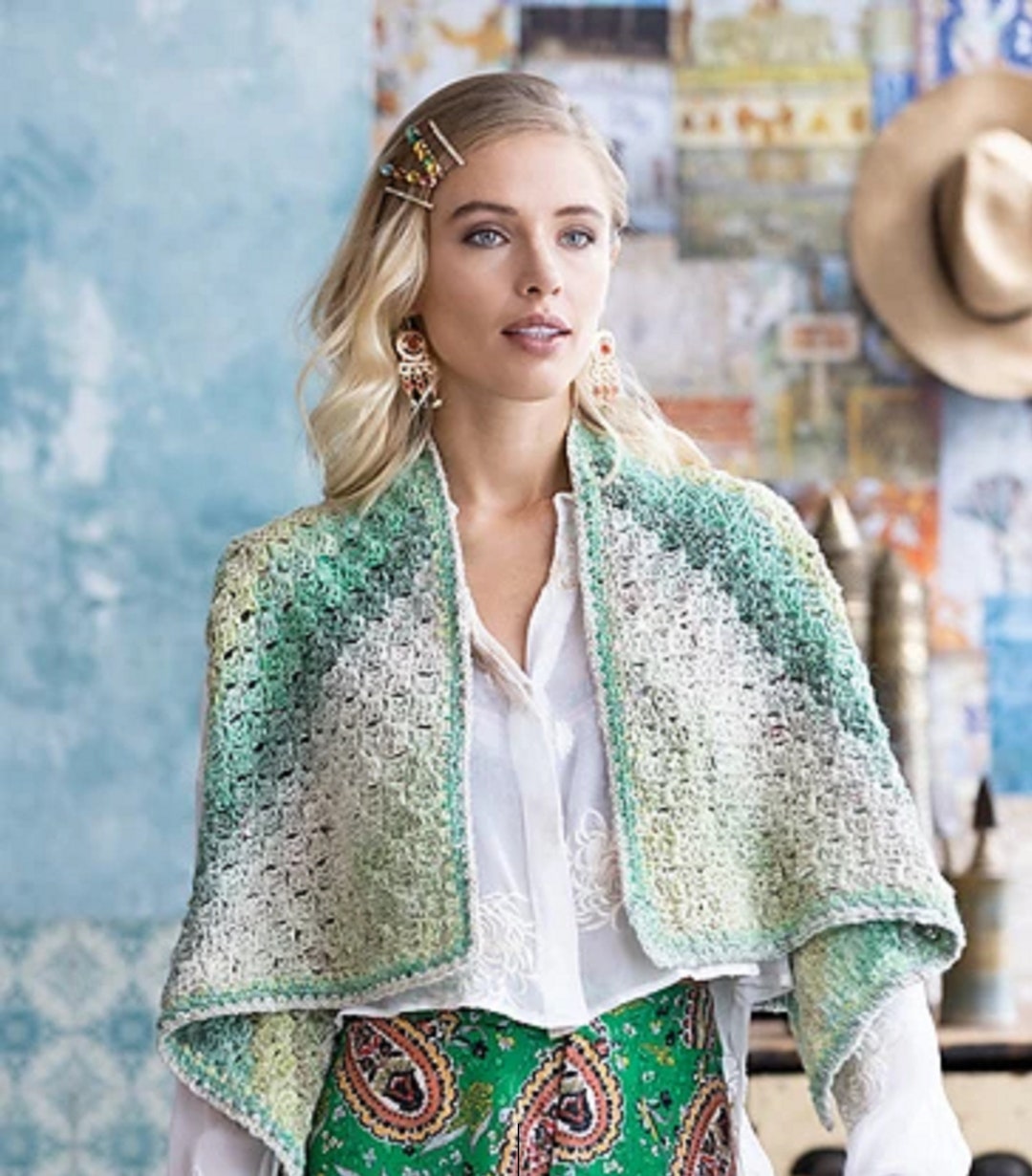 NORO Crochet Vest, Instant Download Crochet PDF Pattern Etsy