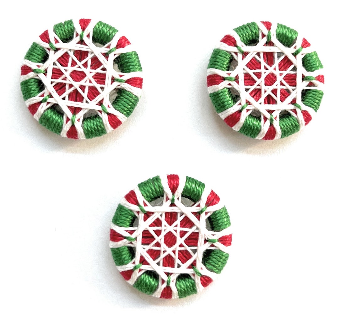 Thread Buttons, 3-pack, 1” Each, Shirtlace, Zwirnknopfe Buttons for ...