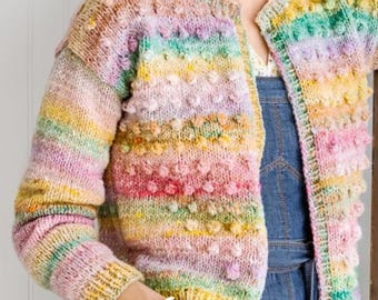 NORO - Jessamine Cardigan #08 PDF Knitting Pattern, Sweater