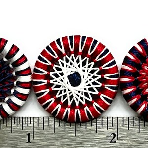 Thread Buttons, 3-pack, 1” Each, Shirtlace, Zwirnknopfe Buttons for ...