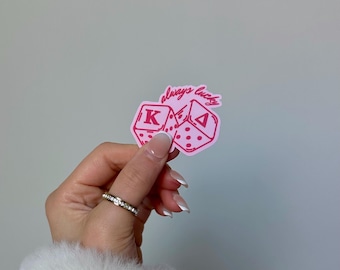 Pink Sorority Sticker