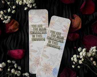 Good energy Bookmark | Gifts for book lovers and book clubs “Main character” Bookmark