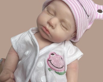 33CM Full Body Silicone Doll Reborn Realistic Lifelike , Reborn Baby Doll, Hand Made Boy Girl Doll, Toy Gift