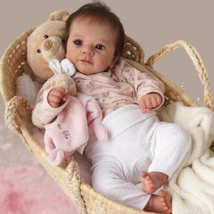 48cm Neugeborene Soft Touch Realistische, Lebensechte Reborn Baby Doll, Handgemacht, Vinyl Bild 5