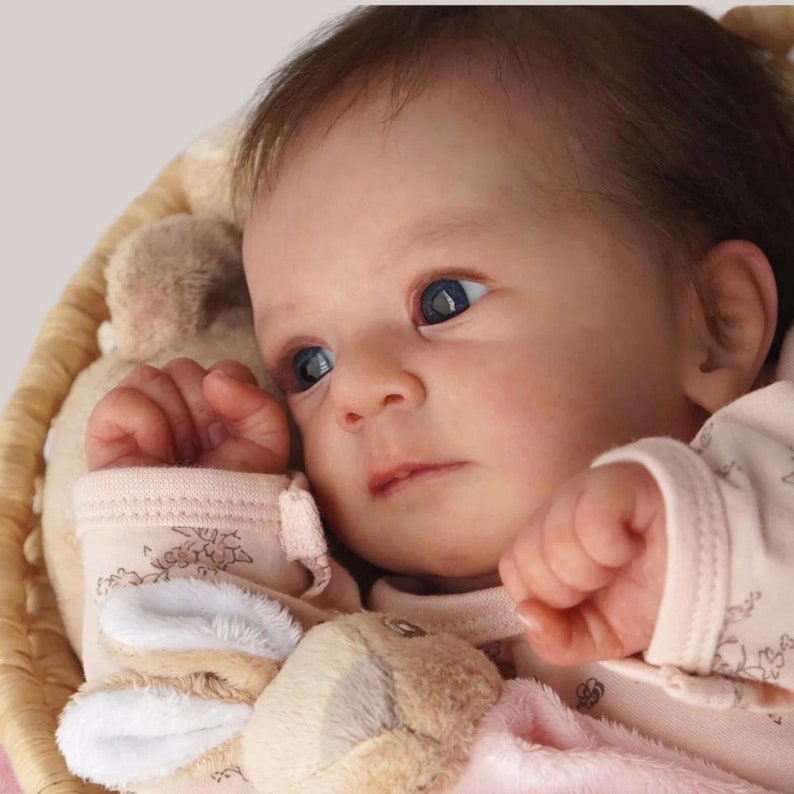 48cm 45CM Newborn Soft Touch Realistic, Lifelike Reborn Baby Doll, Hand Made, Vinyl image 6