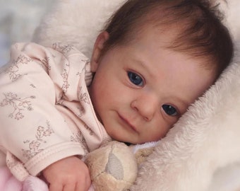 48cm 45cm Neugeborenen Soft Touch Realistische, Lebensechte Reborn Baby Doll, Hand Made, Silikon Vinyl