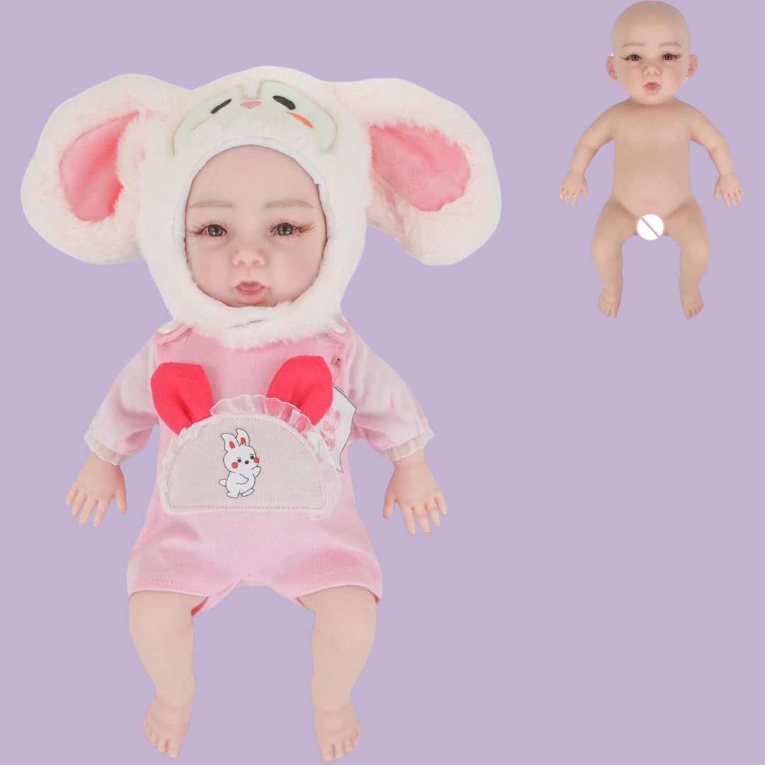 36cm Realistic Newborn Full Body Silicone Reborn Handmade Baby Doll