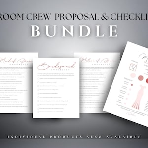 Bridal Party Info Card, Bridesmaid Info Card Template, Groomsmen Info Card, Maid Of Honor Infographic, Minimalist Wedding Party Info Card