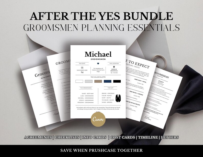 Groomsmen Thank You Letter Printable Best Man Wedding Thank You Card Groomsmen Thank You Letter Printable Best Man Wedding Thank You Card
