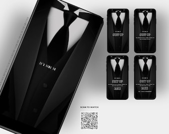 Groomsman Video Proposal, Will you be Best Man, Take a shot Bridal Party Proposal, Animated Text Message Digital Invitation, Electronic Card