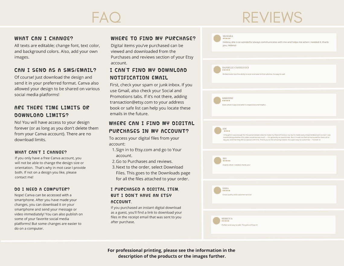 Customizable Bridesmaid Questionnaire, Bridal Party 100 Questions