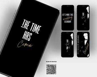 Groomsman Video Proposal, Will you be Best Man, Take a shot Bridal Party Proposal, Animated Text Message Digital Invitation, Electronic Card