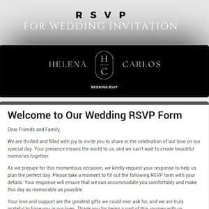 Wedding RSVP Solution, Online RSVP Google Form For Wedding Invitation, QR Code Rsvp website, Excel Rsvp Tracking Form