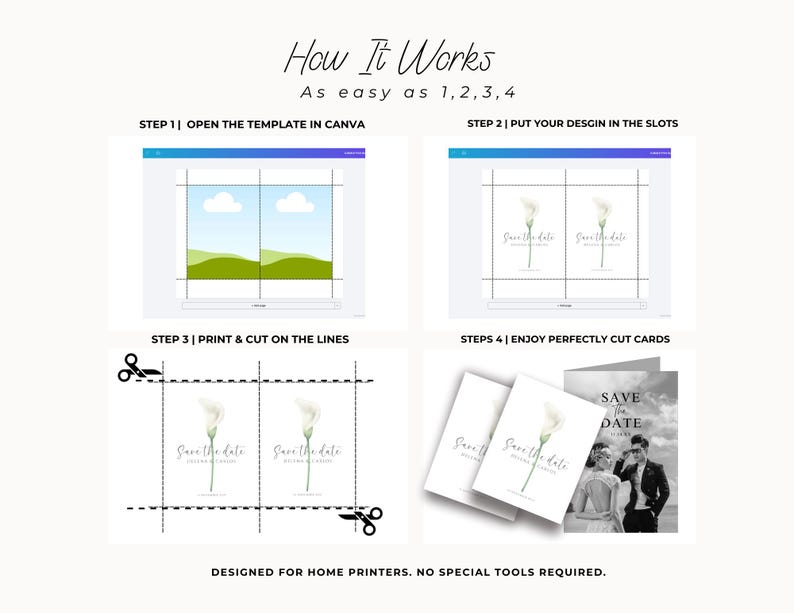 5x3 Layout 5x3.5 Portrait Invitation Card Printing Template, Greeting & Invitation ...