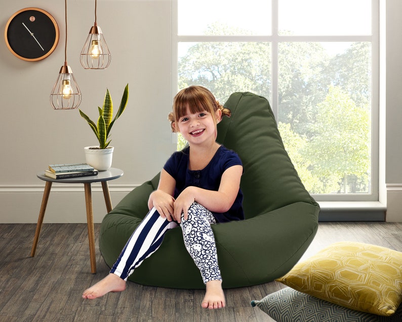 Highback Beanbag for Kids Beautiful Beanbags Childrens Bean Etsy UK