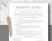 Functional Resume Template for Career Changers - ATS Resume Template - Resume Template for Word, Google Docs, and Pages - Combination Resume