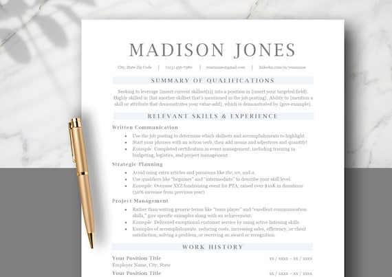 Functional Resume Template for - Il 570xN.3572589237 A0gj 