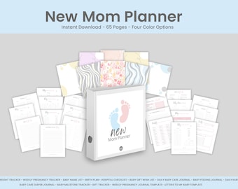 New Mom Planner - New Mom Printable Planner - Pregnancy Planner - Baby Planner