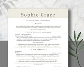 High School Resume - Student Resume Template - Limited Experience - Resume Template - Word Resume - Google Docs Resume - ATS Resume