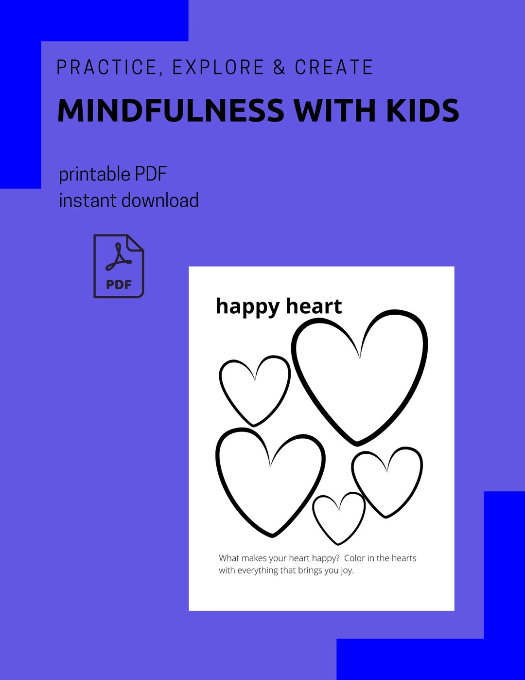 Mindfulness Printable for Kids and Teens Mindful Activities - Etsy