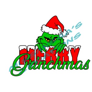 Merry Grinchmas Layered SVG