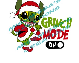 Stitch Christmas Warstwowe SVG, PNG, JPG