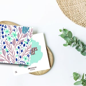 Carte vierge 6X6 - Plantes