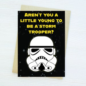 Star Wars Inspired 2-style B-Day Card