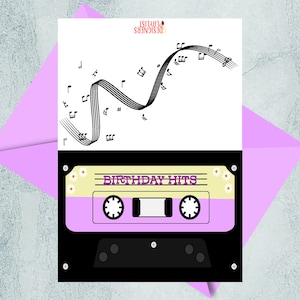 Cassette Birthday Card
