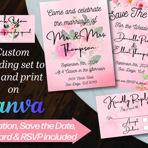 Floral Wedding Invite