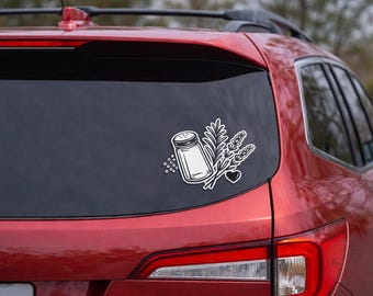 Pegatina de magia práctica, sal, romero, lavanda, amor, pegatina para coche, vinilo para interiores y exteriores