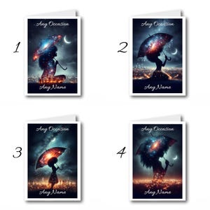 Queen, Birthday, Card, Melanin, Afro, Glamorous, Beautiful, Sister, Daughter, Friend, Celebration, Elegant, For Her, Goddess, Black, image 6