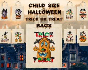 Halloween Trick or Treat Bags,Halloween Gift,Tote Bag,Child's,Trick or Treat,Gift Bag,Happy Halloween,Halloween Accessories,Spooky Gifts,