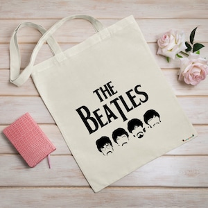 The Beatles Tote bag, The Beatles Tote,The Beatles, Gift,Liverpool,Fab Four,Beatles tote bag,Cotton,Bag for Life, Reusable,100% Cotton,Bag