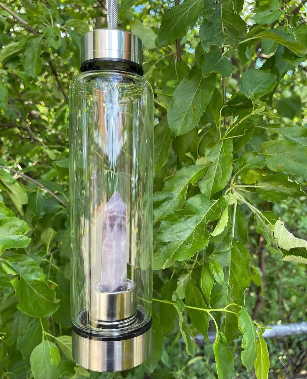 Crystal Infused Wand Water Bottle Etsy