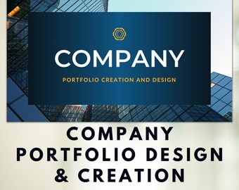 Company Personalized Portfolio, Company Portfolio Designer, Company Resume, Presentation Book, Slides Presentation, Company Presentation