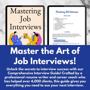 Masterjobbintervjuer – Steg-för-steg-guide på 16 sidor av karriärcoach | Hjälp med CV-tjänst