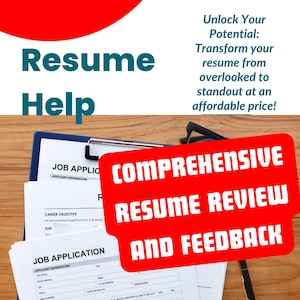 Professional Resume Review: Detailed CV Critique, Job Success