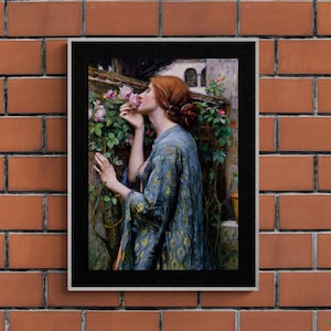 The Soul Of The Rose Art Print: John William Waterhouse Vintage Poster (Digital Download)