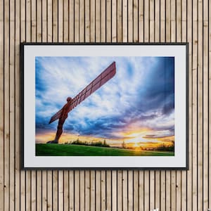Angel of the North Download | Gateshead Newcastle print | North East England Print | Architecture Print | North East | Newcastle Sunset