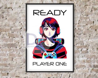 Gaming Room Decor | Poster Video Game | Printable Wall Art | Instant Download | Video Game Decor | Game Room Art | Gamer Wall Art